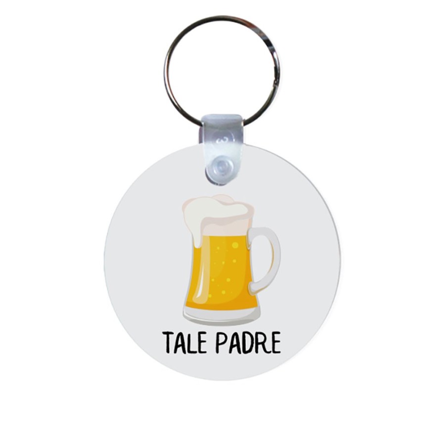 Portachiavi tale padre con boccale di birra Per il papà