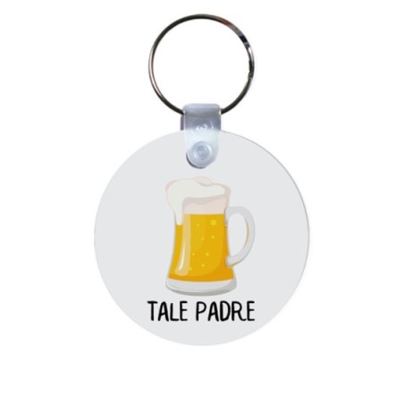 Portachiavi tale padre con boccale di birra Per il papà