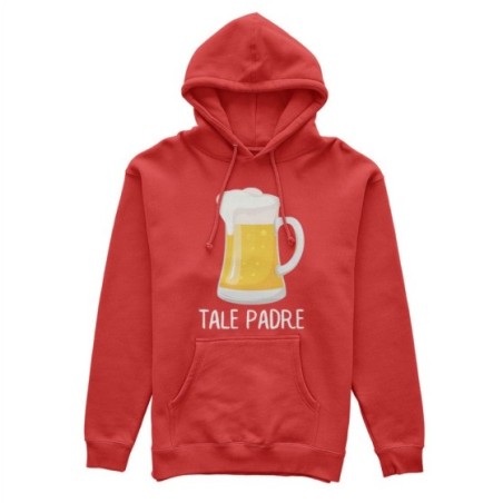 Felpa uomo tale padre con boccale di birra Per il papà