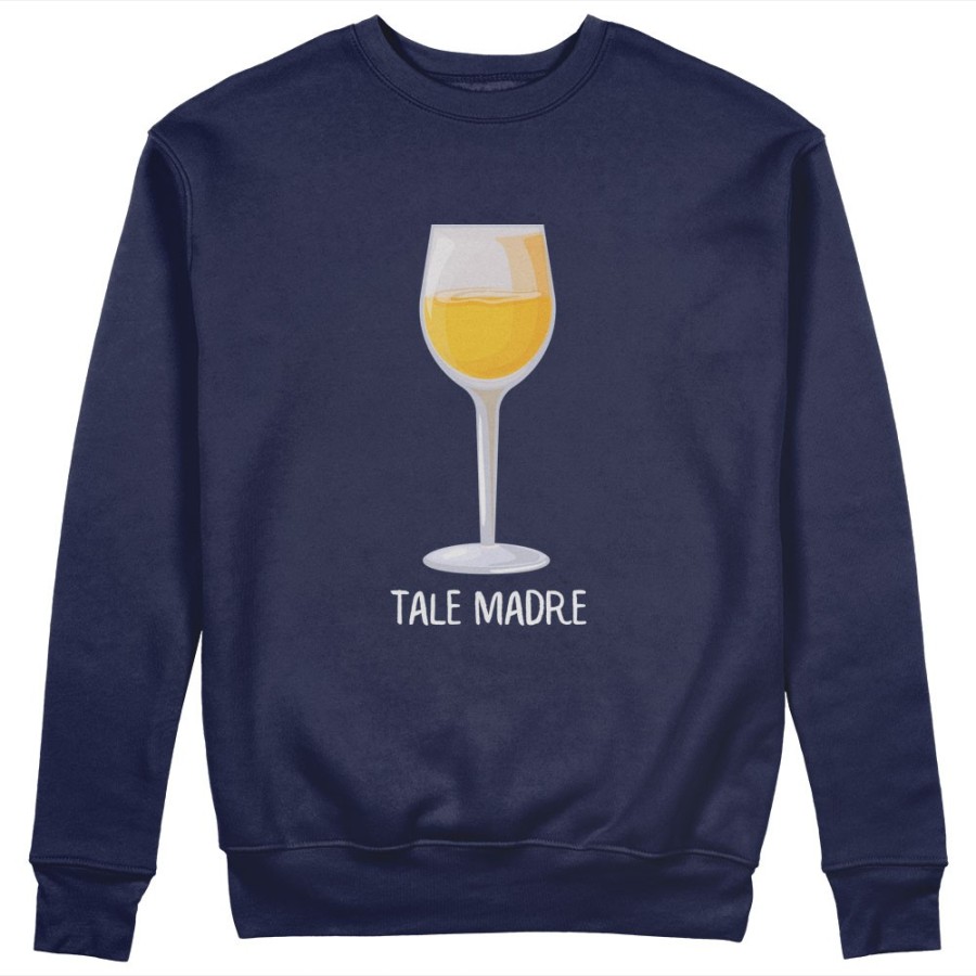 Felpa donna tale madre con vino Per la mamma