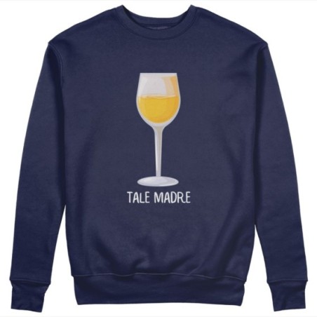 Felpa donna tale madre con vino Per la mamma