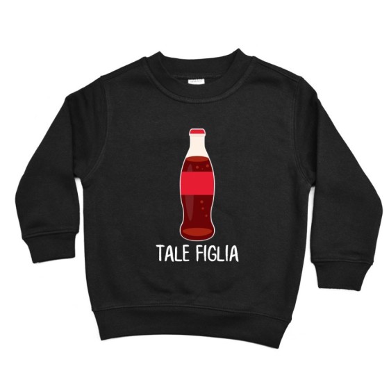 Felpa bambino tale figlio figlia con coca cola Per la famiglia