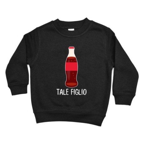Felpa bambino tale figlio figlia con coca cola Per la famiglia