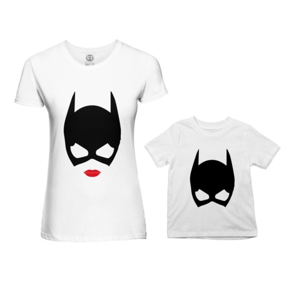 Coordinato t-shirt madre figlia catwoman and baby catwoman Per la mamma 2