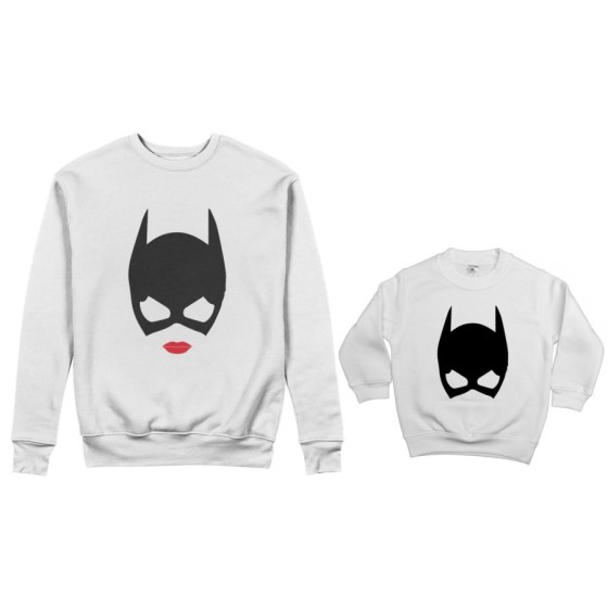 Coordinato felpe madre figlia catwoman and baby catwoman Per la mamma 2