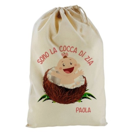 Sacchetto nascita bimbo personalizzato  nome sono il...
