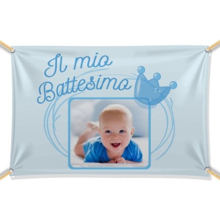Striscione personalizzato con nome e foto il mio...