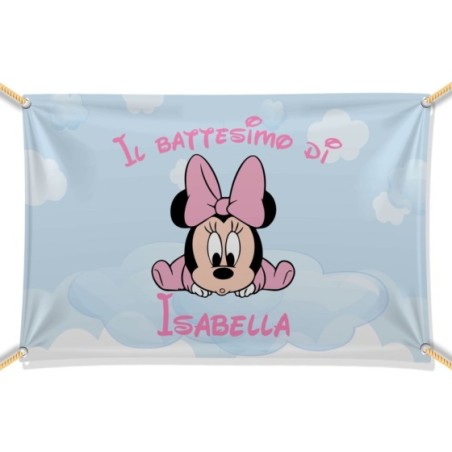 Striscione personalizzato con nome il battesimo di a tema...
