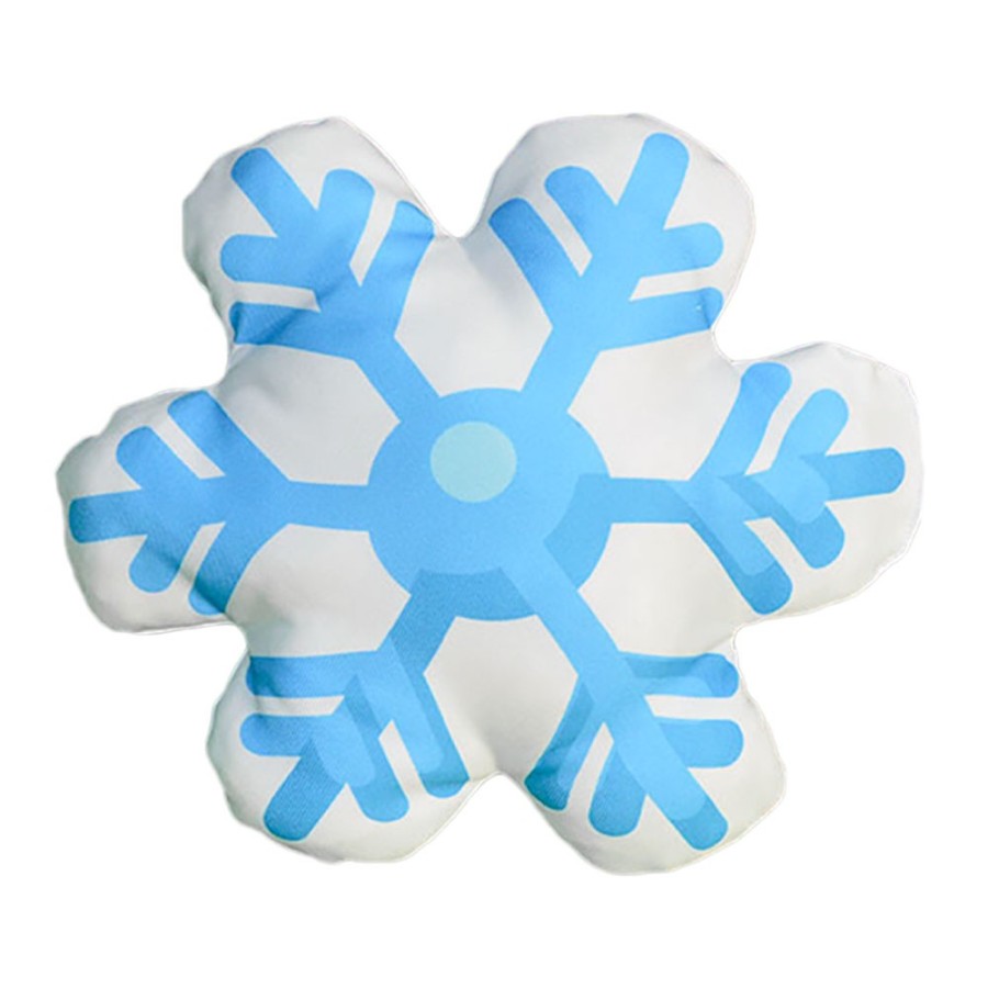 Cuscino sagomato a forma di fiocco di neve Natale
