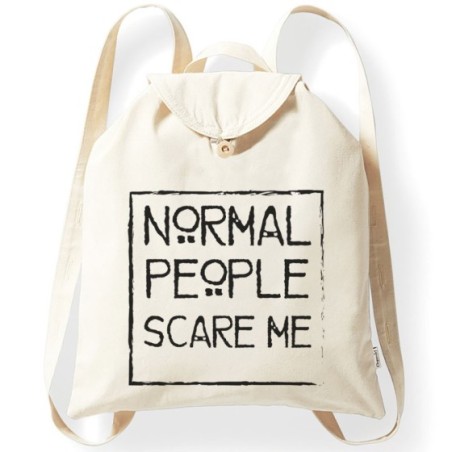 Zaino in cotone normal people scare me