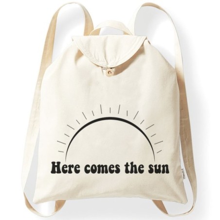 Zaino in cotone heres come the sun
