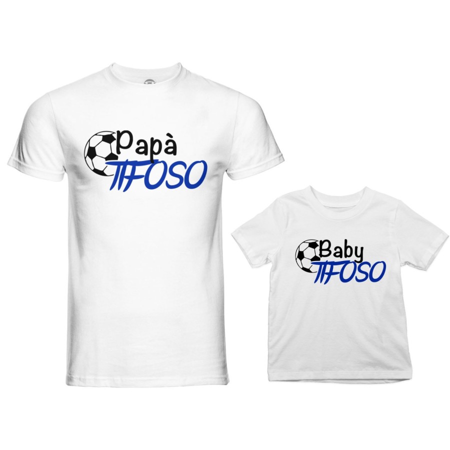Coordinato t-shirt padre figlio papà tifoso baby tifosa Per il papà
