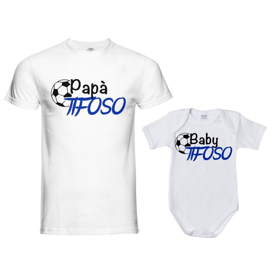 Coordinato t-shirt padre figlio papà tifoso baby tifosa Per il papà