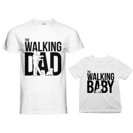 Coordinato t-shirt padre figlio the walking dad the...