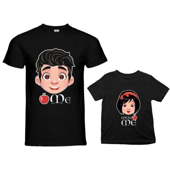 Coordinato t-shirt padre figlia me principe florian mini biancaneve Per il papà 2