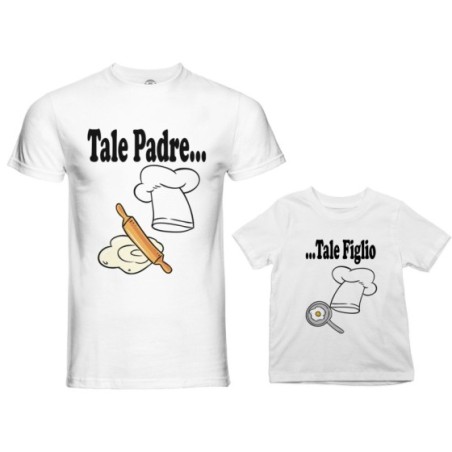 Coordinato t-shirt padre figlio tale padre tale figlia...