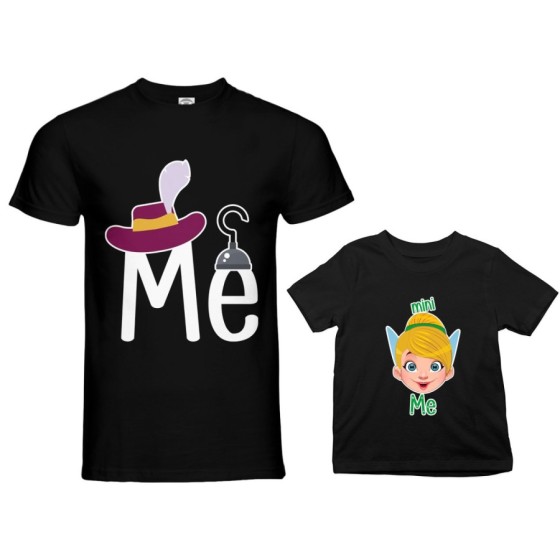 Coordinato t-shirt padre figlia me capitano uncino mini trilly Per il papà 2