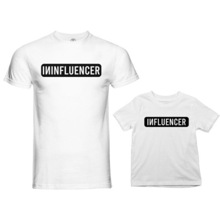 Coordinato t-shirt padre figlio ininfluencer