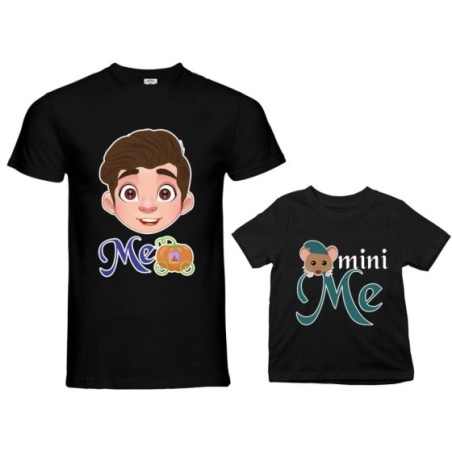 Coordinato t-shirt padre figlia me principe azzurro mini...