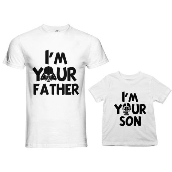 Coordinato t-shirt padre figlio i am your father i am your son Per il papà 2