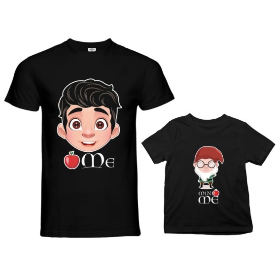 Coordinato t-shirt padre figlio me principe florian mini nano  Per il papà