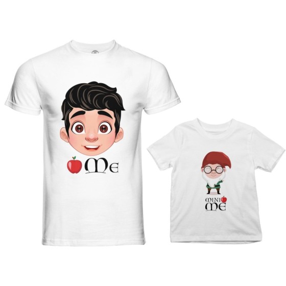 Coordinato t-shirt padre figlio me principe florian mini nano  Per il papà 2