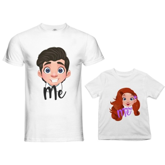 Coordinato t-shirt padre figlia me erik mini ariel Per il papà 2