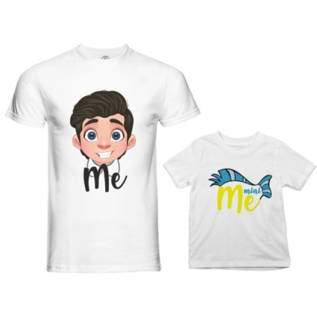 Coordinato t-shirt padre figlio me erik mini flounder