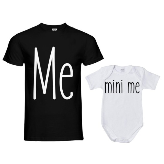 Coordinato t-shirt e body neonato padre figlio me mini me Per il papà 2