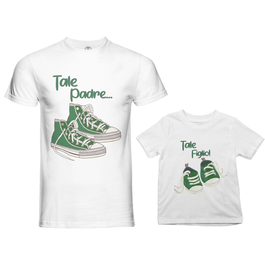 Coordinato t-shirt e body neonato padre figlio tale padre tale figlio tale figlia all star Per il papà