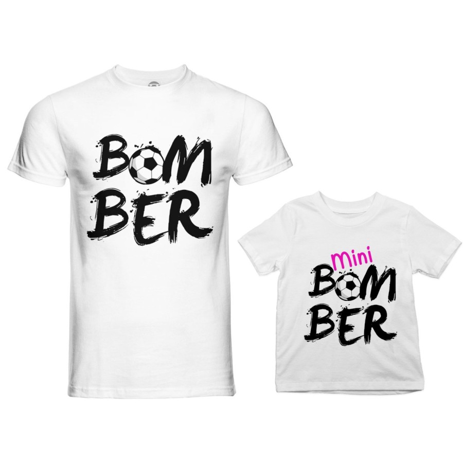 Coordinato t-shirt e body neonato padre figlio bomber mini bomber Per il papà