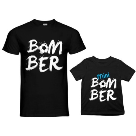 Coordinato t-shirt e body neonato padre figlio bomber mini bomber Per il papà