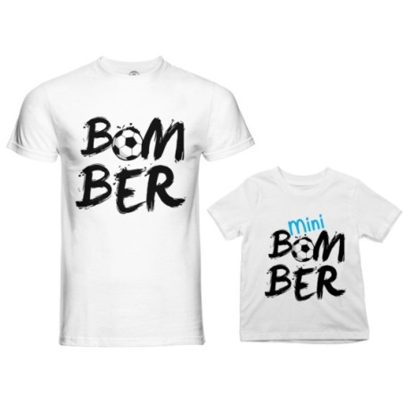 Coordinato t-shirt e body neonato padre figlio bomber mini bomber Per il papà