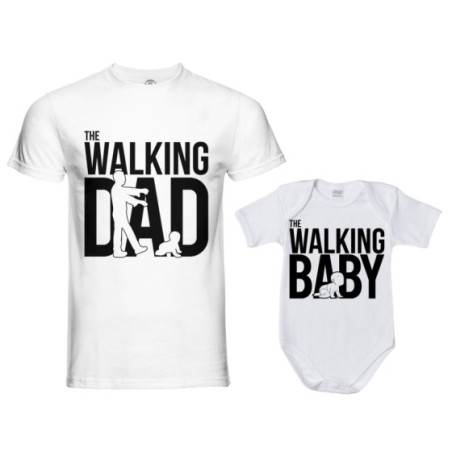 Coordinato t-shirt e body neonato padre figlio the...