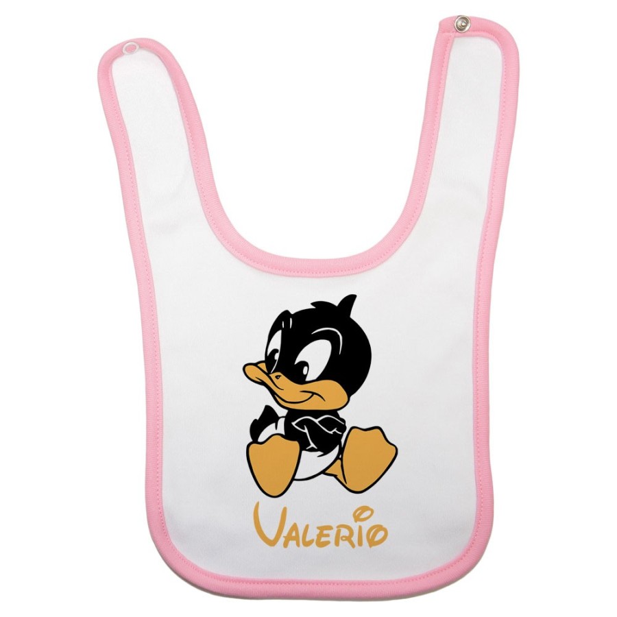 Bavaglino neonato personalizzato con nome baby duffy Cartoon