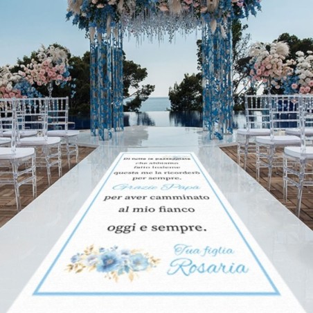 tappeto-matrimonio-dedica-papa-navata