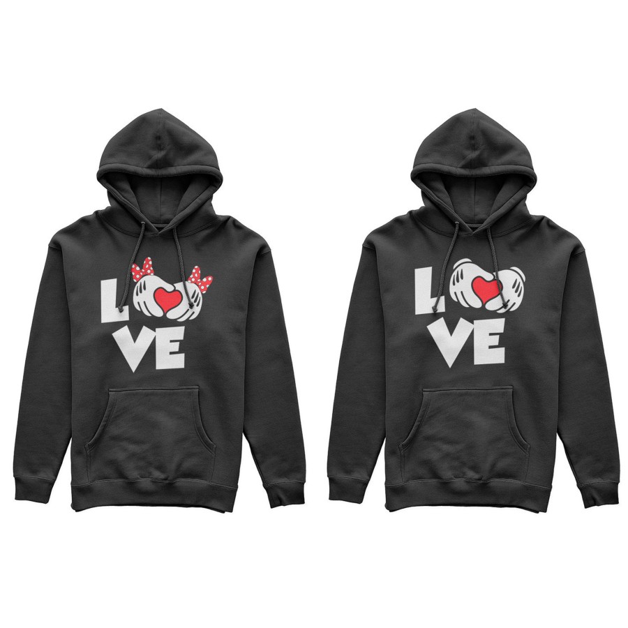 Coppia di felpe personalizzabili con nomi love