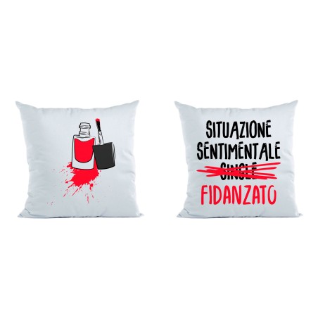 Coppia di cuscini personalizzabili con nomi situazione...