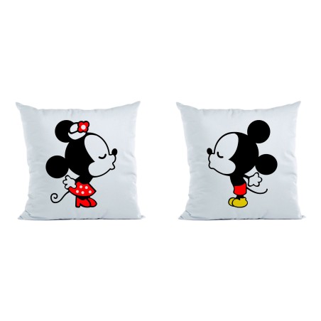 Coppia di cuscini personalizzabili con nome mr and mrs...