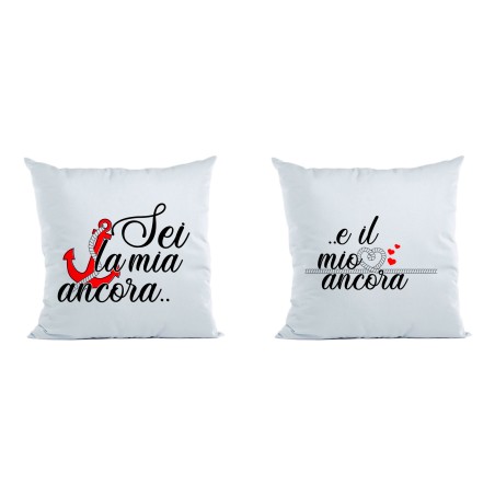 Coppia di cuscini personalizzabili con nomi sei la mia...