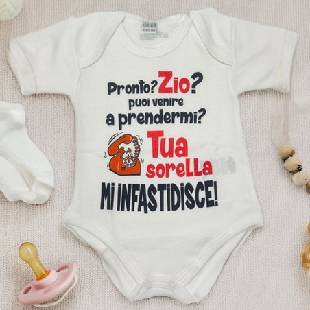 Body neonato pronto zia zio? puoi venire a prendermi? tua...