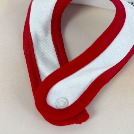 Bavaglino neonato papà mamma ti ama ho visto il suo cuore battere per te buon san valentino