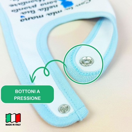 Bavaglino neonato papà con la mia mano nella tua sono pronto ad affrontare il mondo