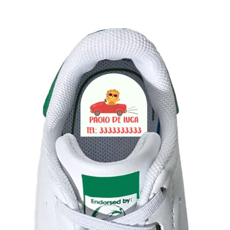 Pack Etichette Animali Personalizzate Set Completo di Etichette Adesive Termoadesive