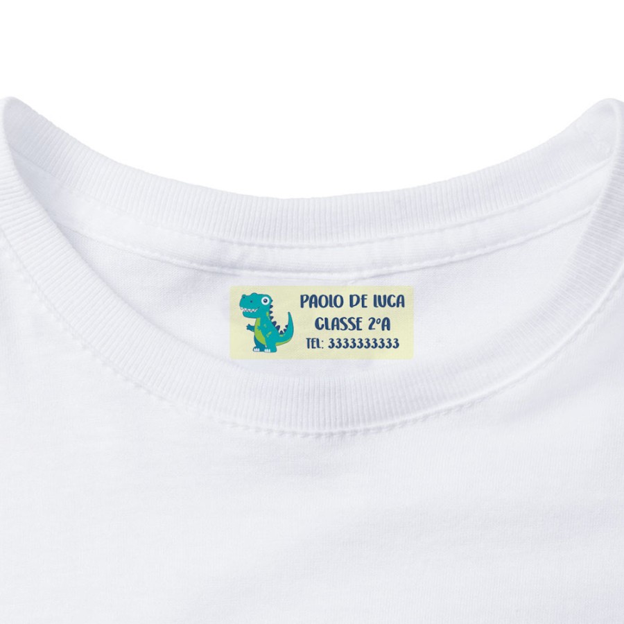 Pack Etichette Animali Personalizzate Set Completo di Etichette Adesive Termoadesive