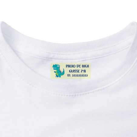Pack Etichette Animali Personalizzate Set Completo di Etichette Adesive Termoadesive