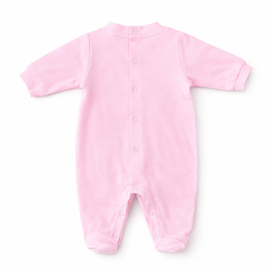 Tutina neonato personalizzata rosa retro con nome e foto in cotone - crea online