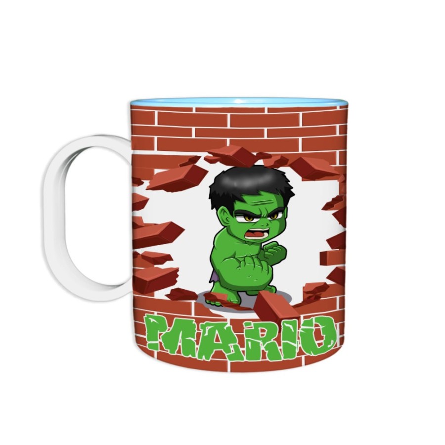 Tazza in plastica personalizzata con nome baby hulk Cartoon
