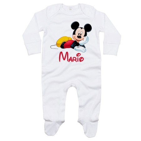 Tutina neonato personalizzata con nome mouse