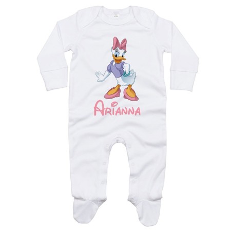 Tutina neonata personalizzata con nome paperina